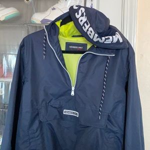 Members only half zip jacket | Medium | Blue